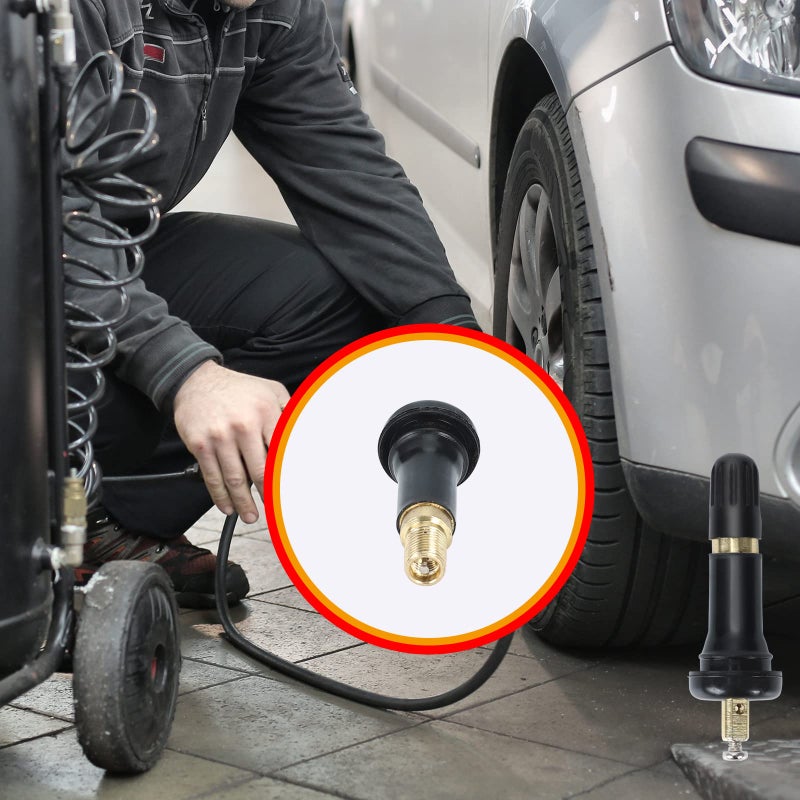 Fekuar 50 قطعة صمامات مطاطية قابلة للتثبيت TPMS 20008 لاستبدال صمامات الإطارات VS 950 VS950 15263240 لسيارات GM شيفروليه - Image 5